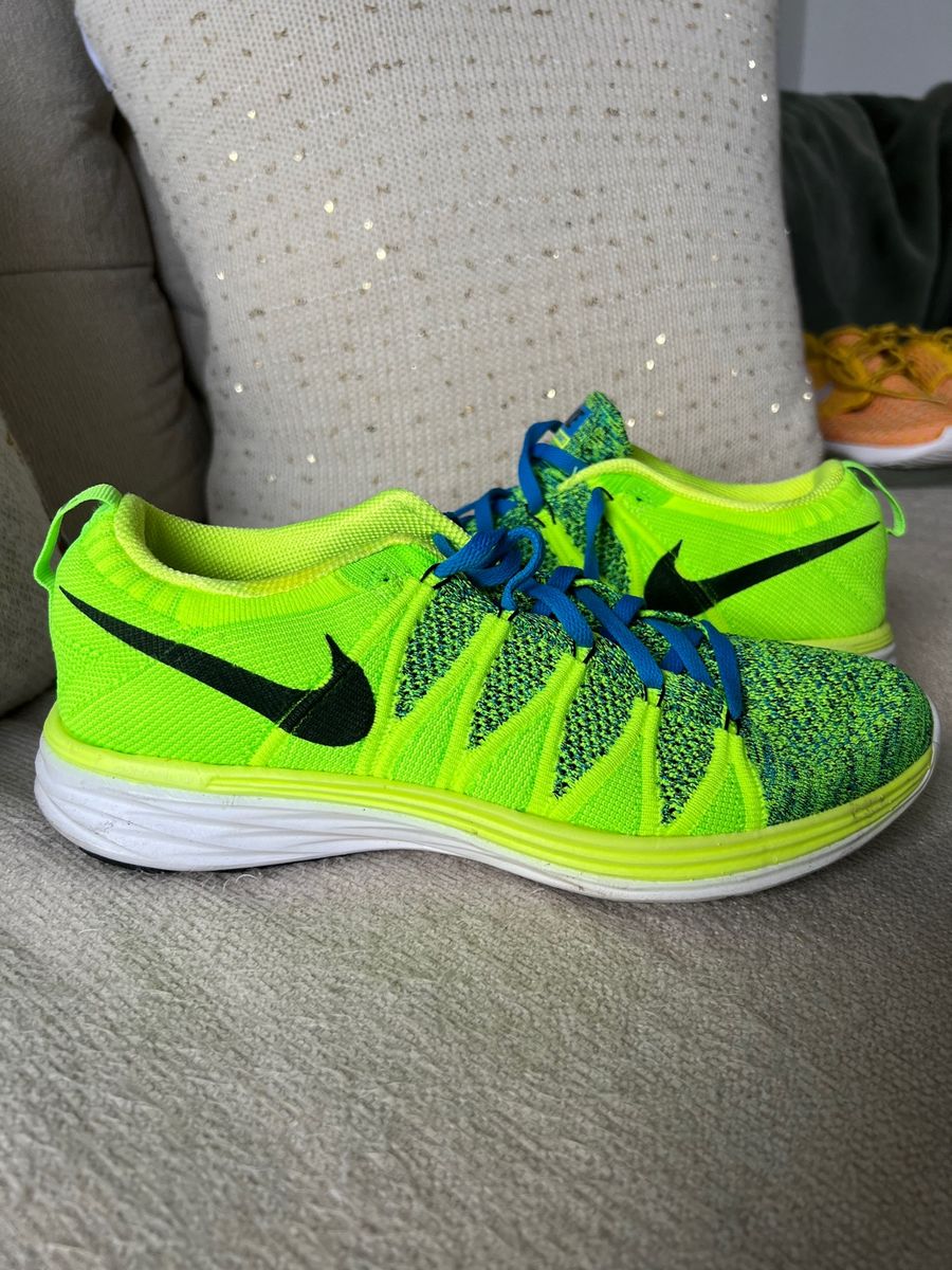 Nike flyknit lunar store 2 verdes