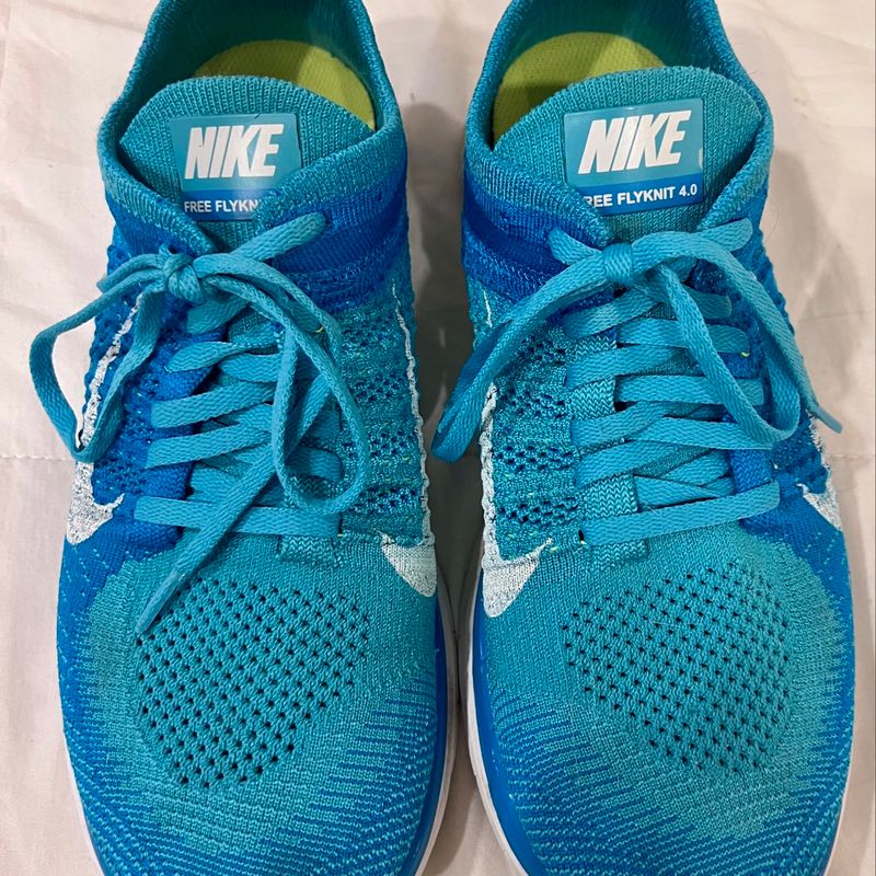 T nis Nike Free Flyknit 4.0 Azul T nis Feminino Nike Usado