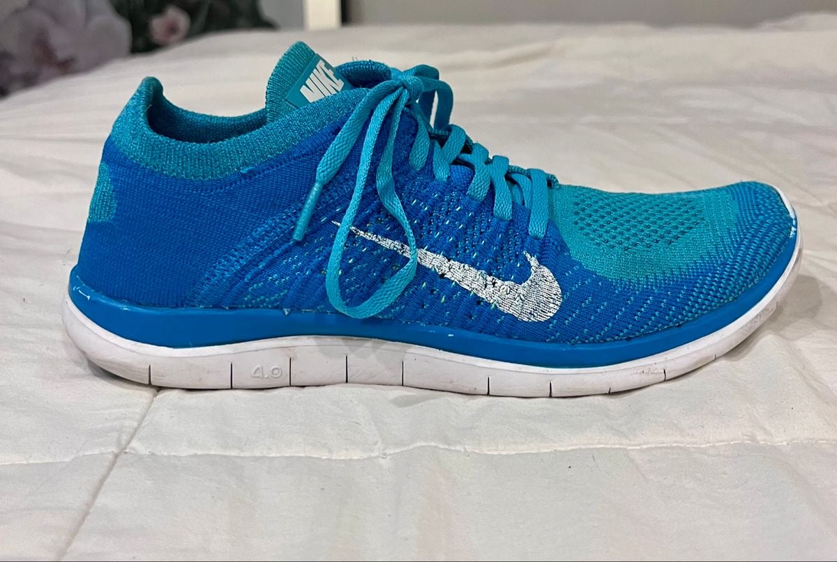 Nike free 4.0 store flyknit azul