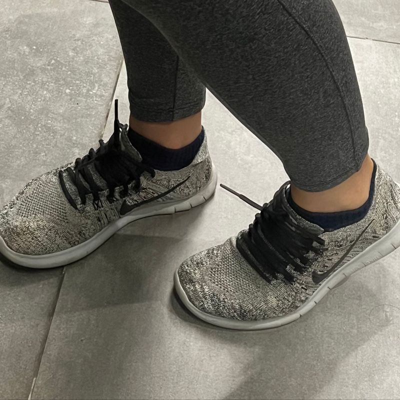 Tenis Nike Free Rn Flyknit Cinza Mescla Tam 35 Tenis Feminino Nike Usado 87719954 enjoei