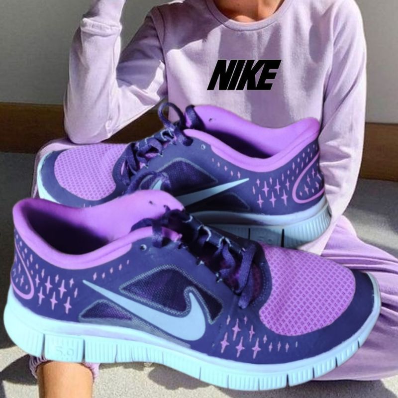 Nike free shop run 3 purpura