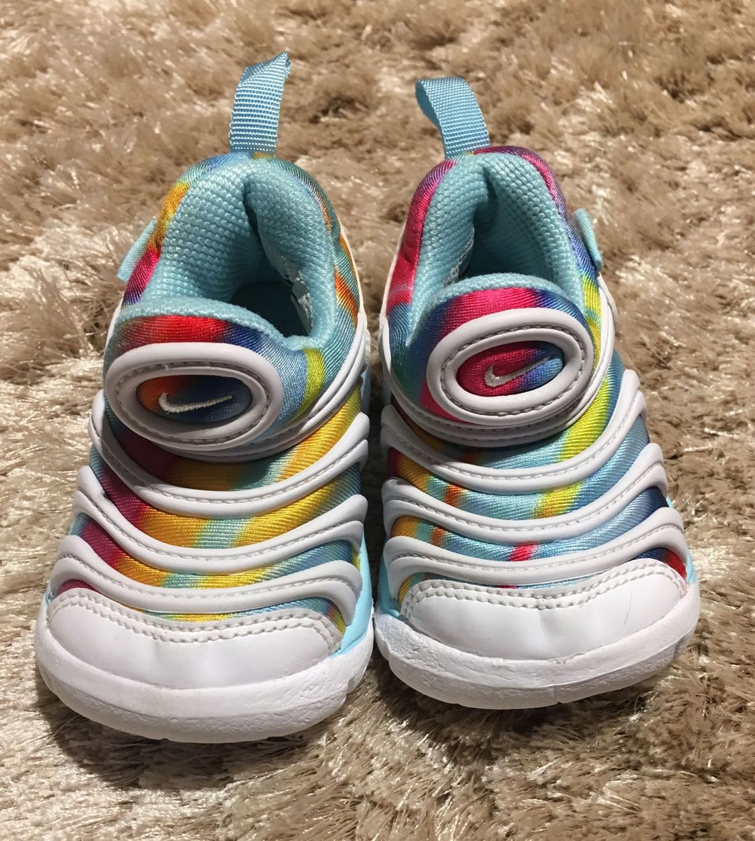 Tenis Nike Infantil Colorido | Calçado Infantil para Bebê Nike Usado ...