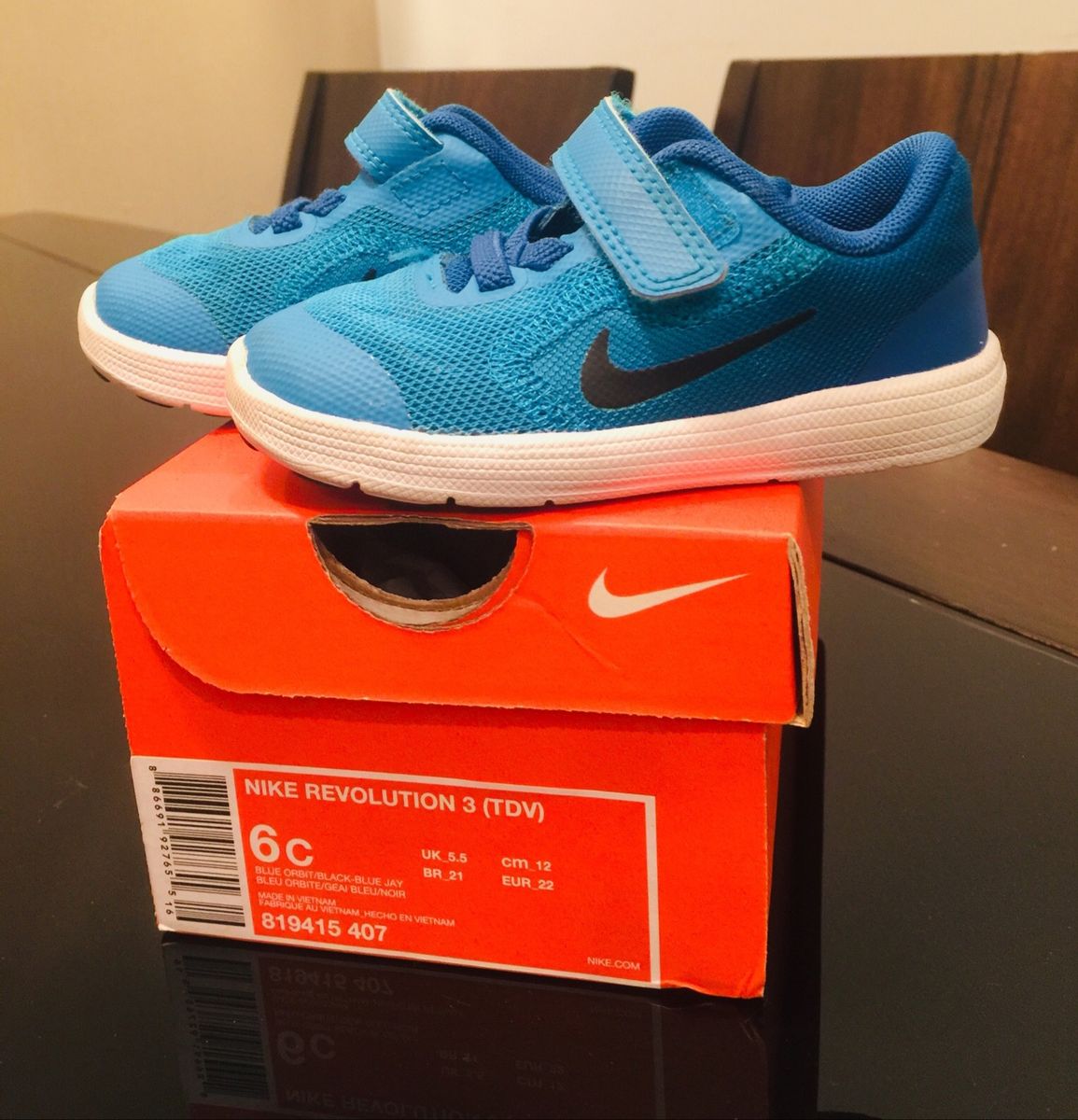nike tamanho 21