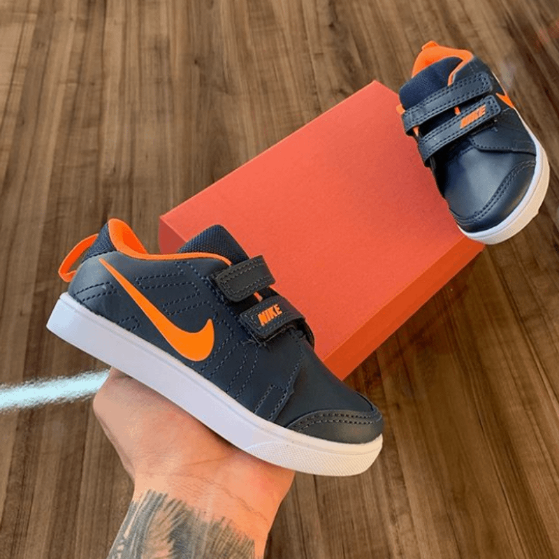 Tenis nike hot sale infantil laranja