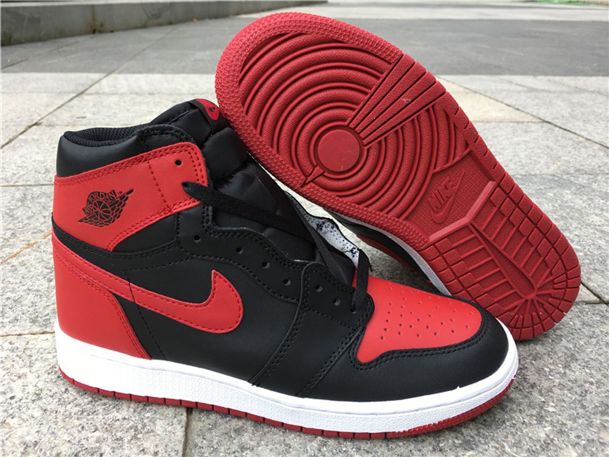 Tênis Nike Jordan Cano Alto - Vermelho/preto - Nº 35 | Tênis Feminino ...