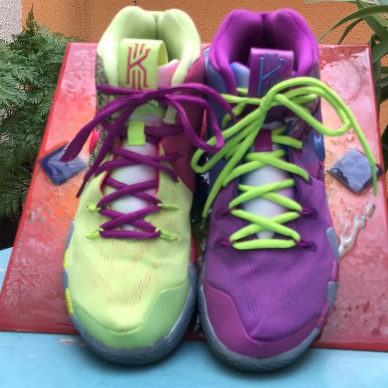 Kyrie 4 hot sale neon green