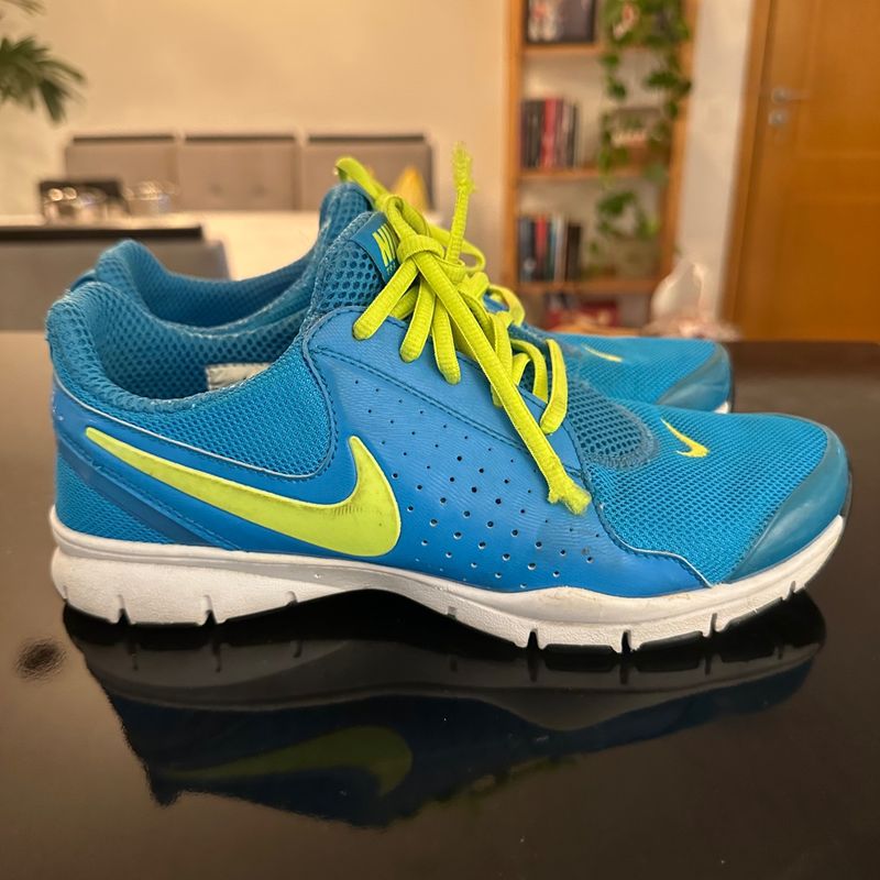 Nike free feminino shop azul e verde