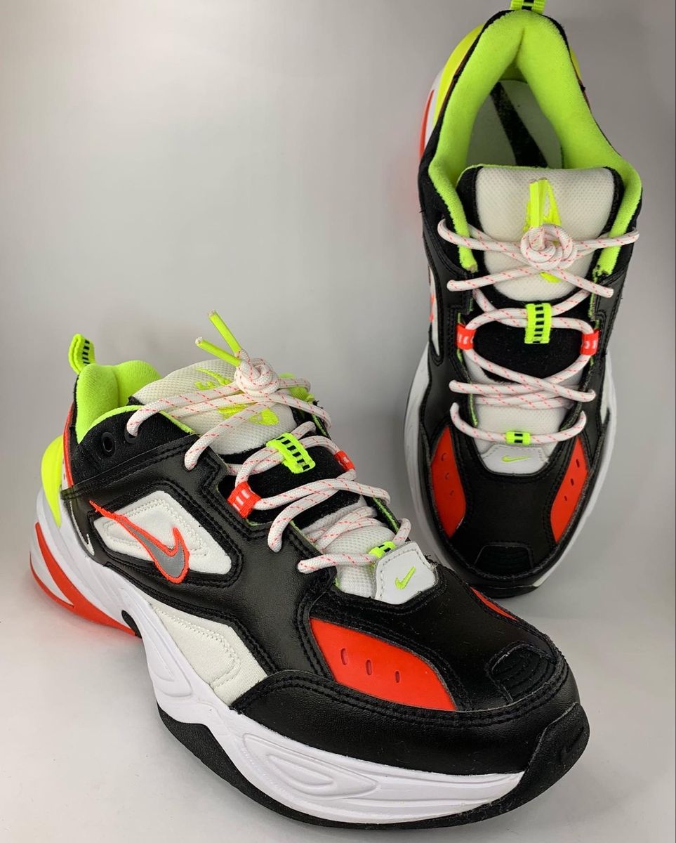 Tenis Nike M2k Tekno Black Volt | Tênis Nike Usado 78965642 | enjoei