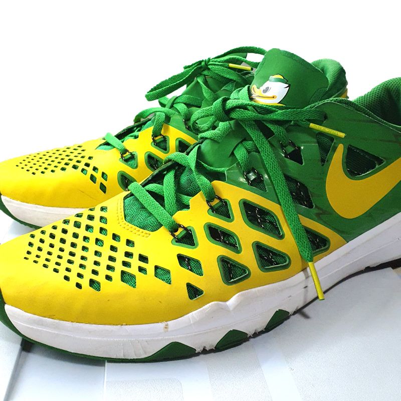 Tenis nike store verde e amarelo