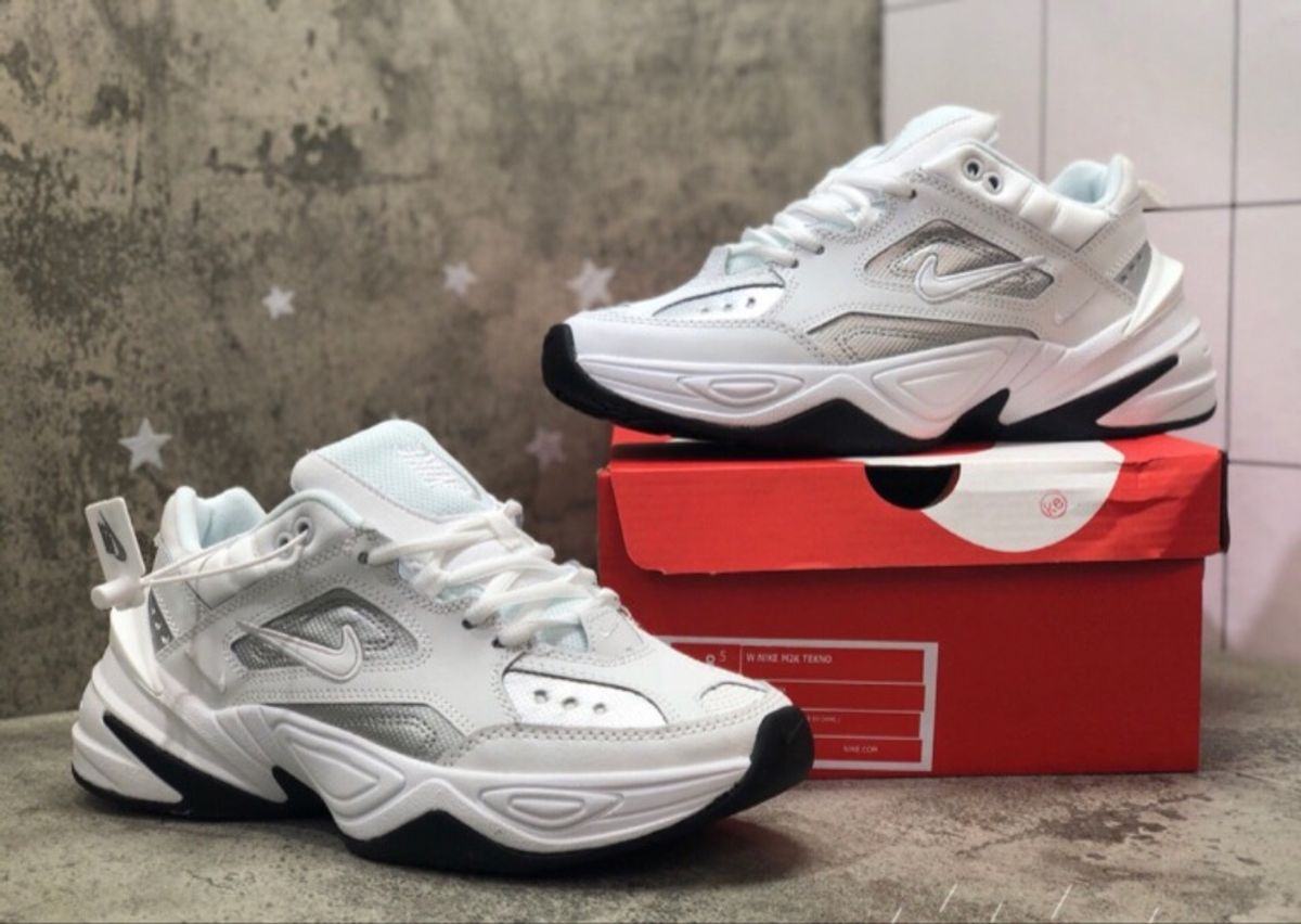 tênis nike m2k tekno masculino branco