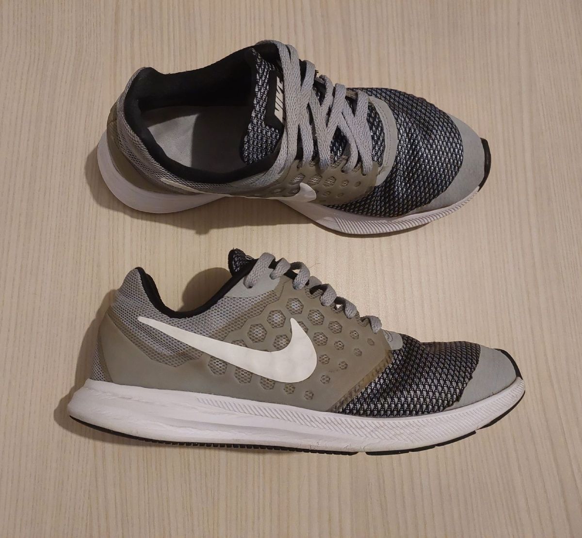 Dunk Low suede and leather sneakers brown