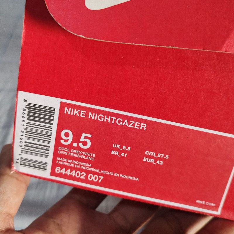 Nike nightgazer hot sale 43