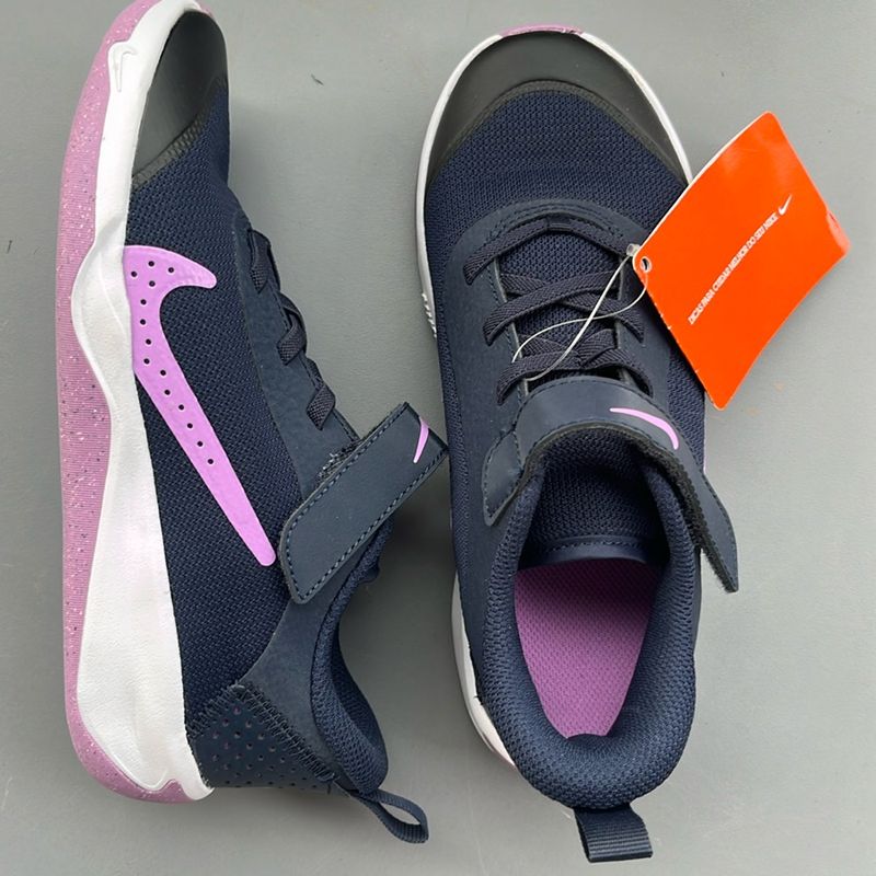 Tenis Nike Novinho 33 Infantil Azul Marinho com Velcro Calçado