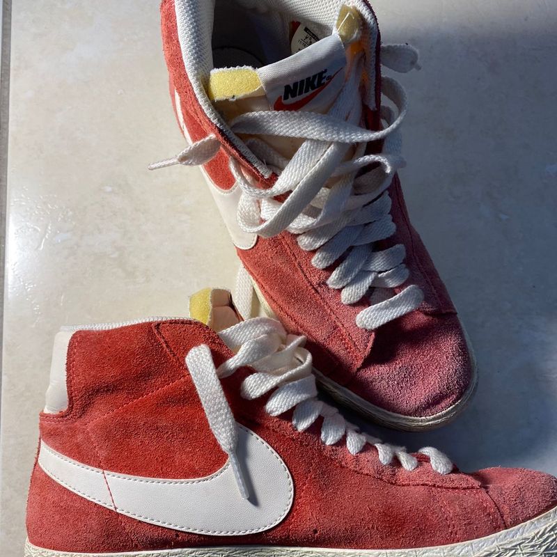 Tênis Feminino Tenis Nike Vermelho Cano Alto Tênis Nike Original