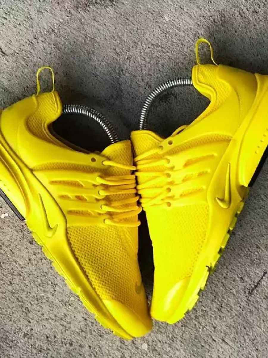 nike presto feminino amarelo