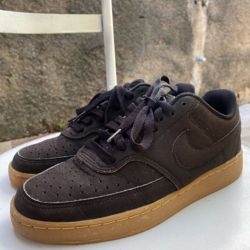 Tênis Nike Preto com Sola Marrom Unissex 37 Tênis Feminino Nike