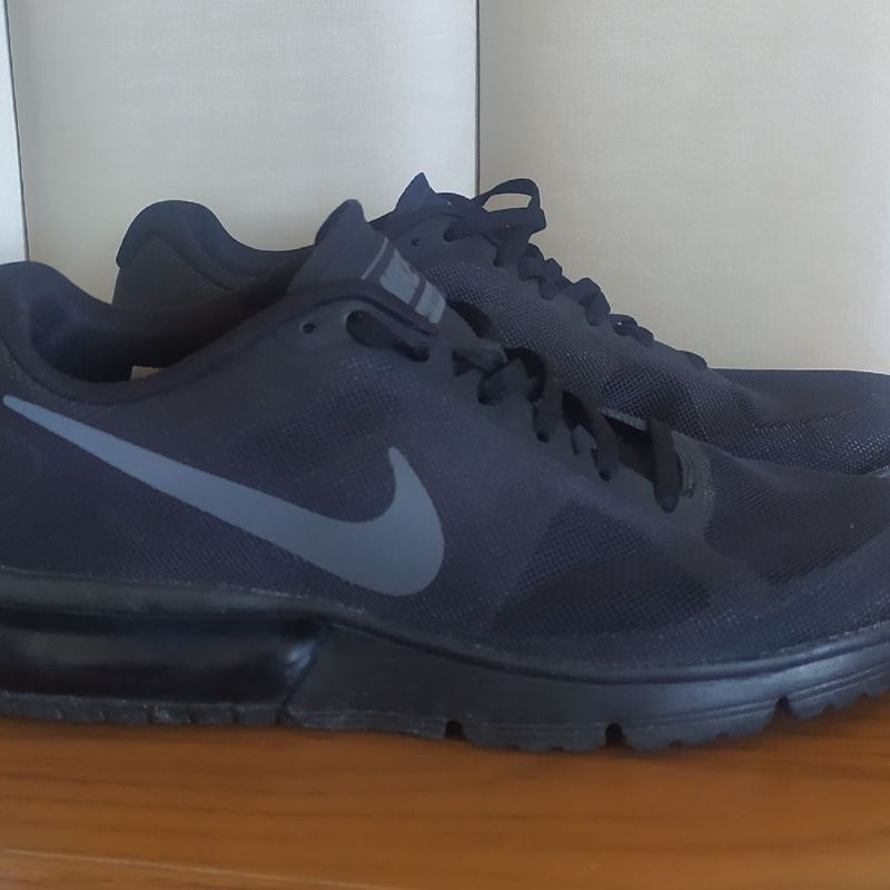 Tênis nike air max invigor outlet casual masculino cinza verde