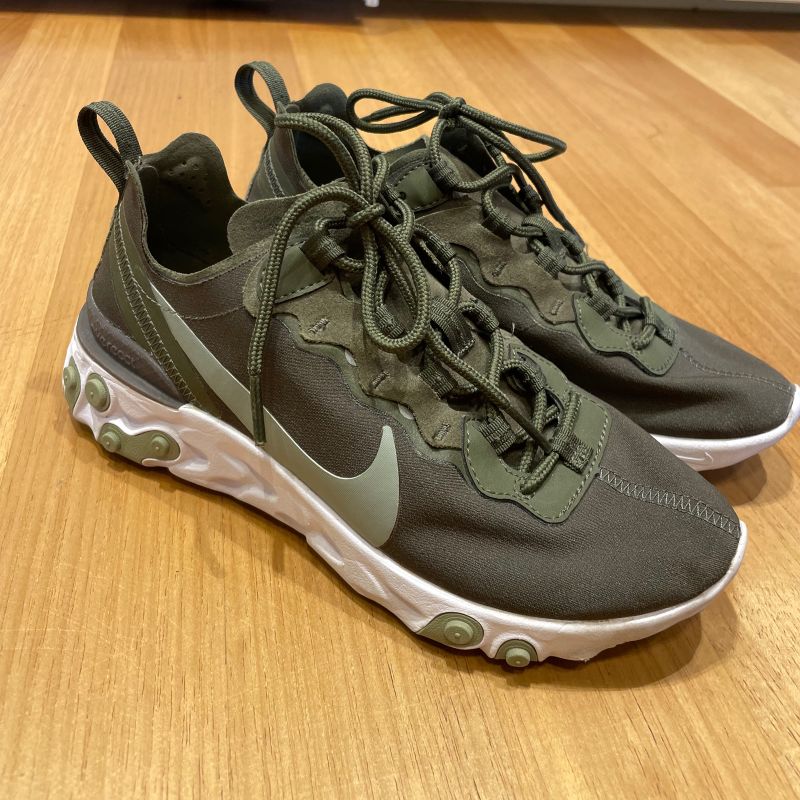 Nike react best sale verde militar