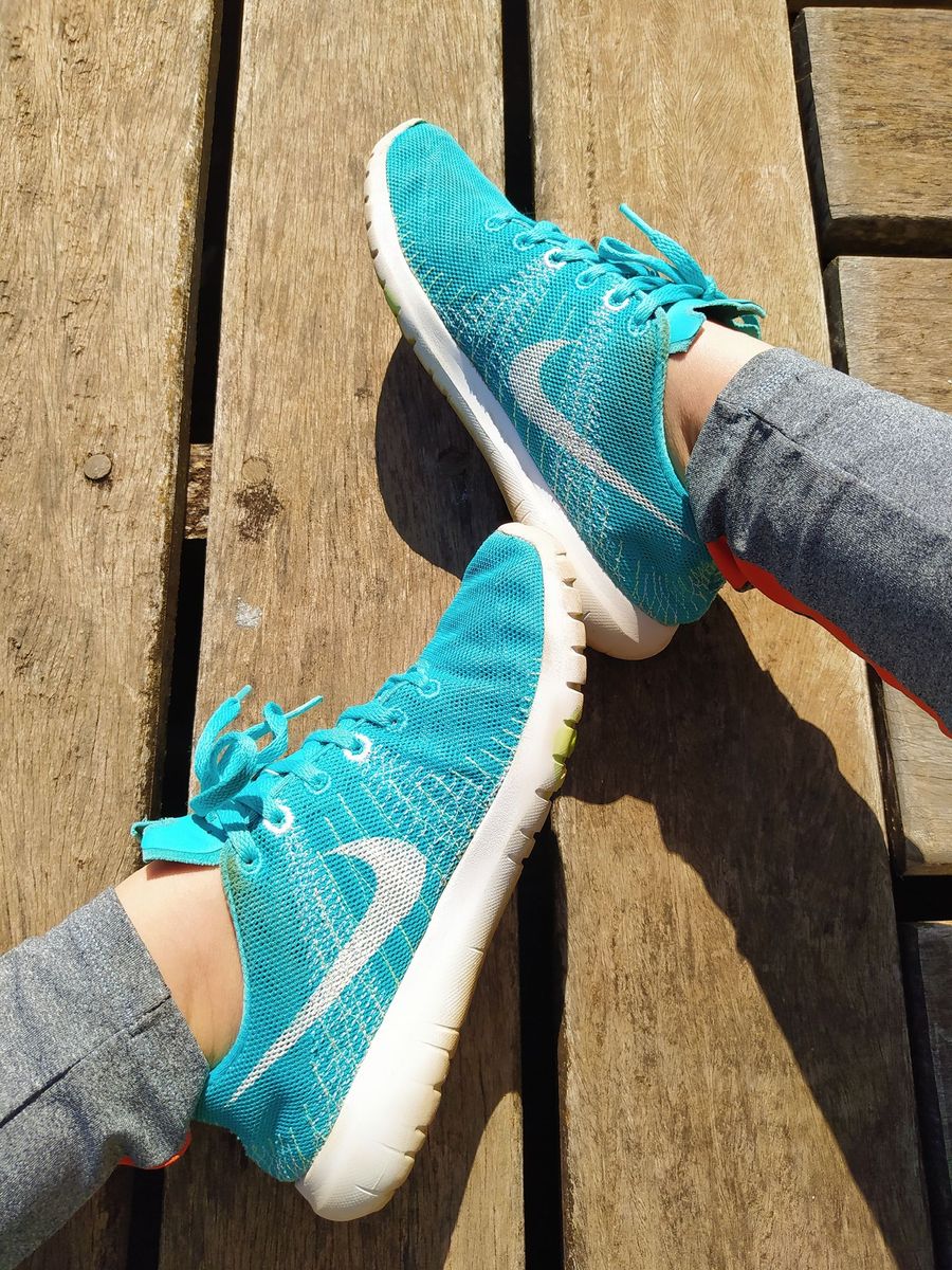 Nike roshe cheap one flyknit verdes