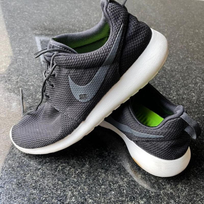 Nike roshe run hombre gris online