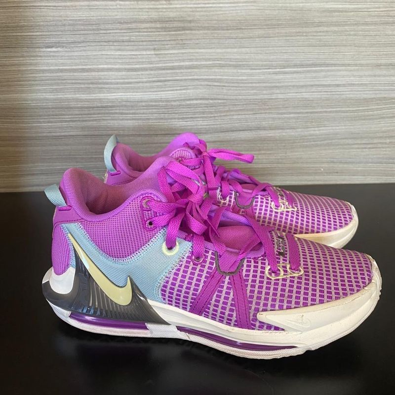 Tênis Nike Roxo Masculino Lebron Witness Vii Tamanho 41 Tênis Masculino  Nike Usado 106701382 enjoei