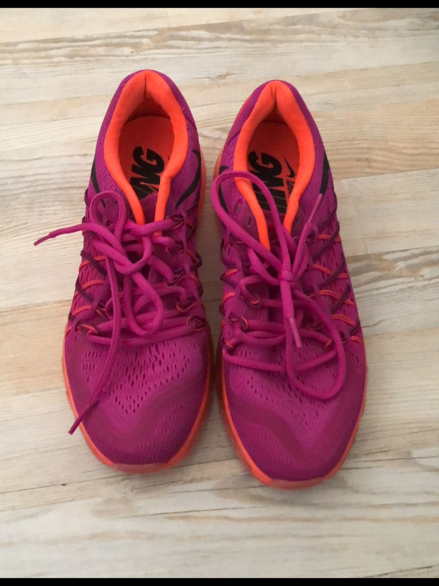 tenis nike running feminino laranja