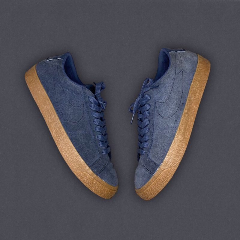 Nike sb blazer store low thunder blue