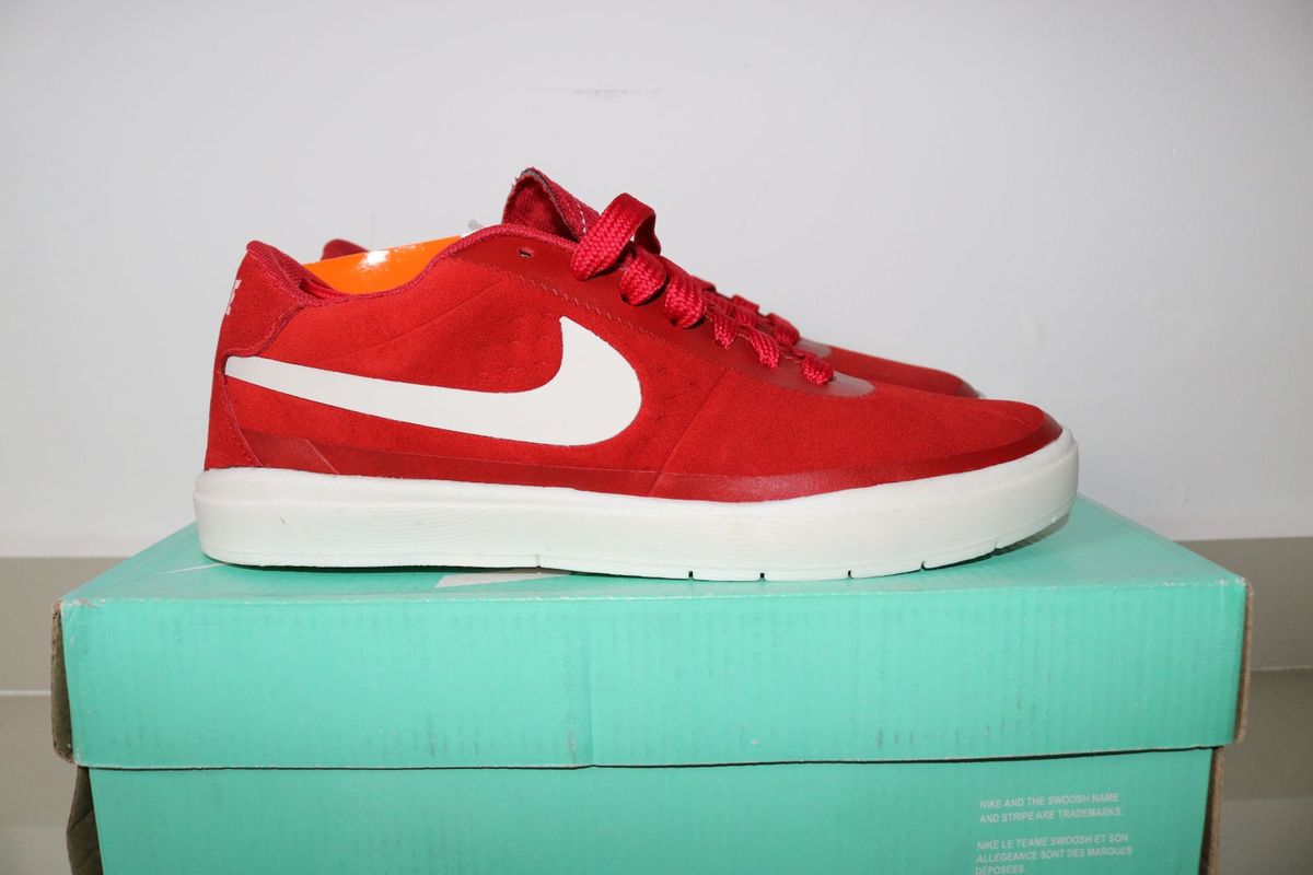 nike bruin branco e vermelho