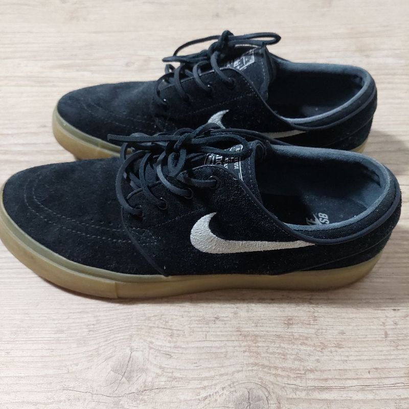 Tenis Nike Sb, Camurça,Modelo Stefan Janoski, Preto, Tamanho 40