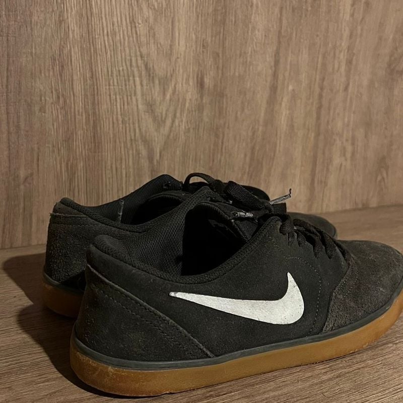 marrom tÃªnis nike sb check preto