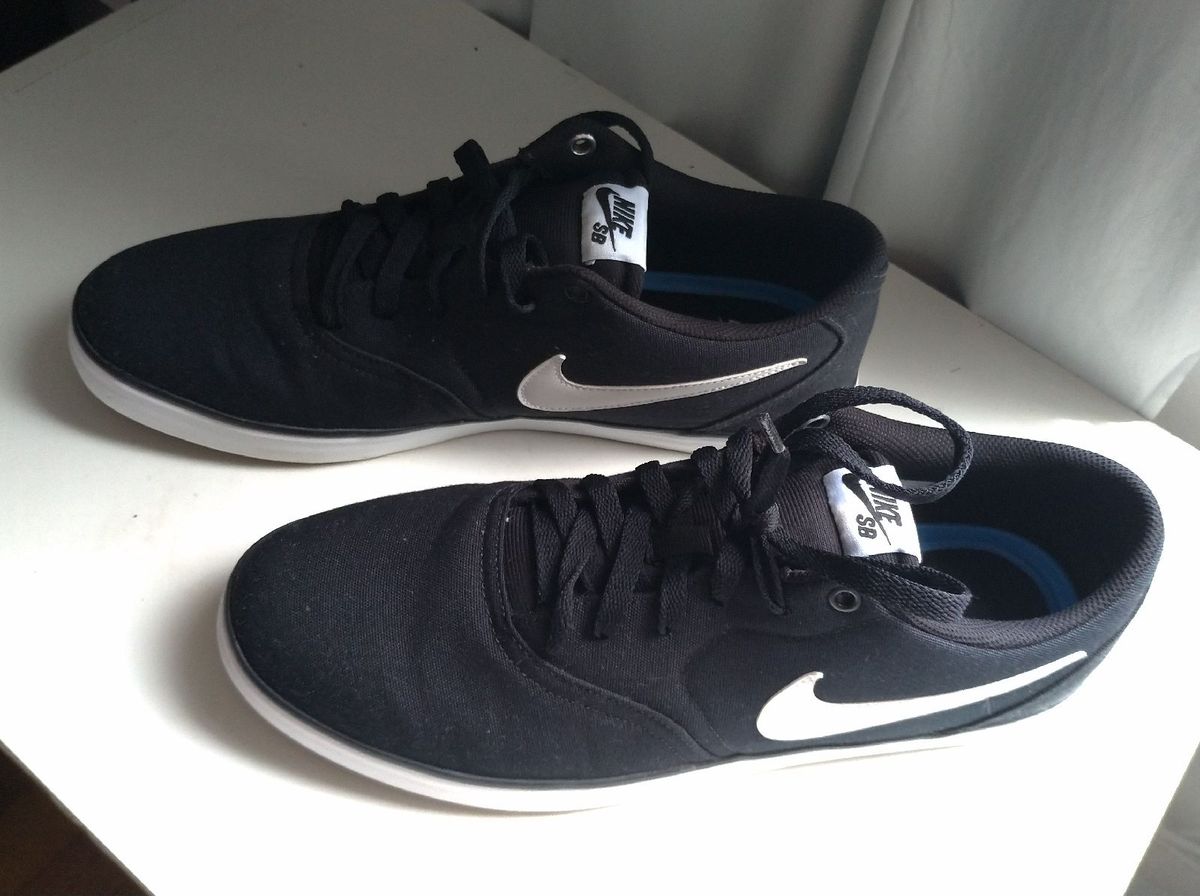 tenis nike sb masculino preto e branco