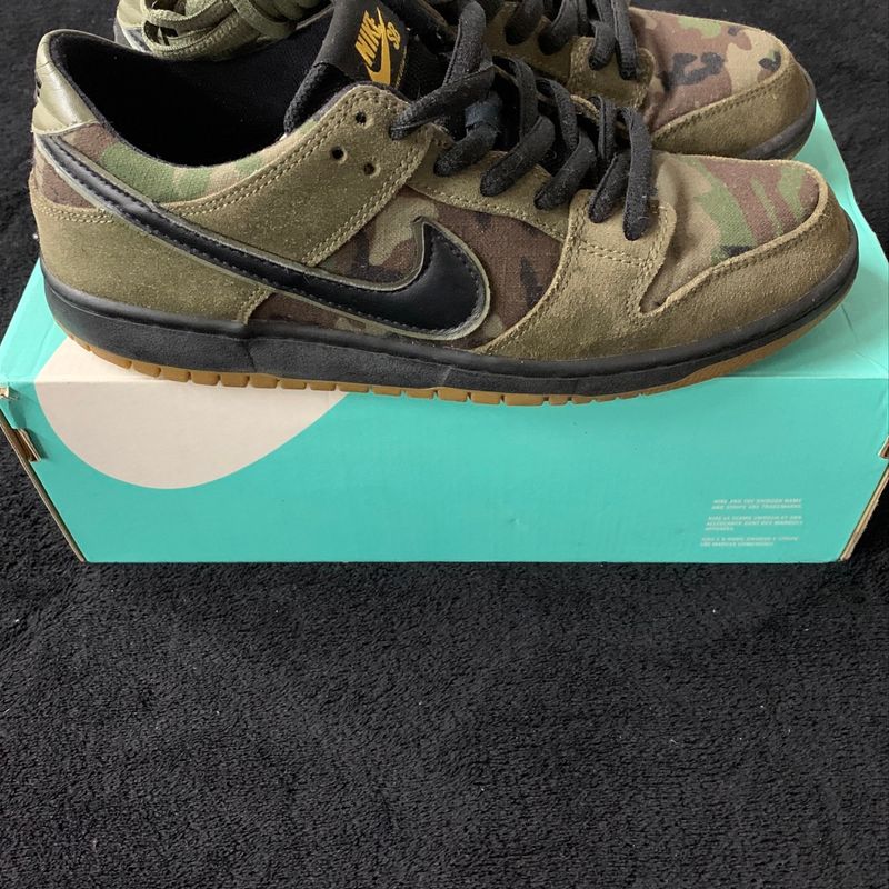 Nike sb dunk store low pro camo