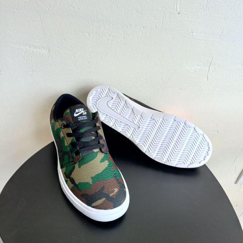 Nike sb portmore canvas camo best sale