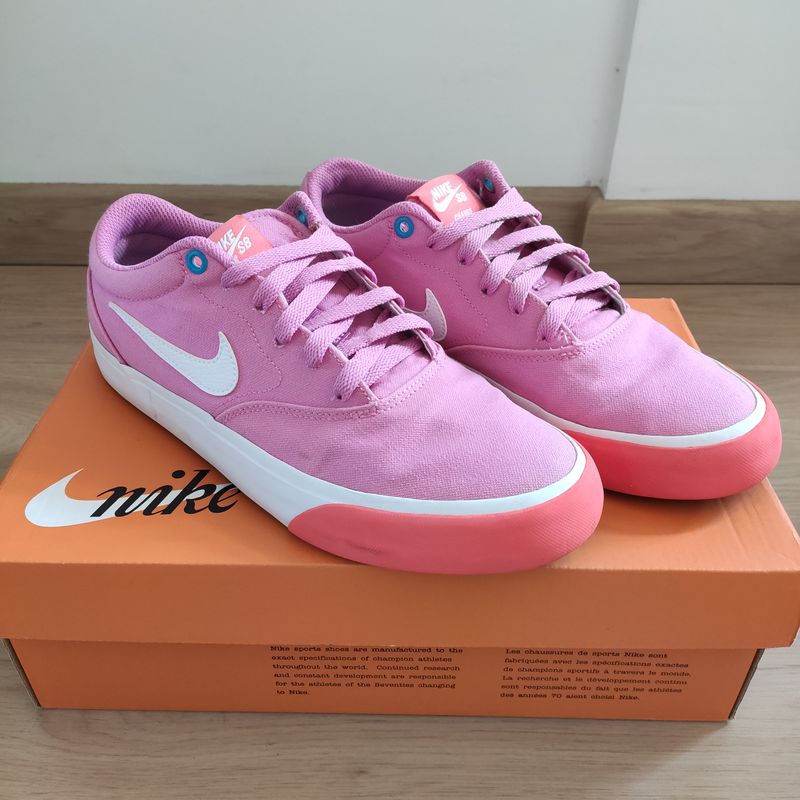 Tenis nike sb store rosa