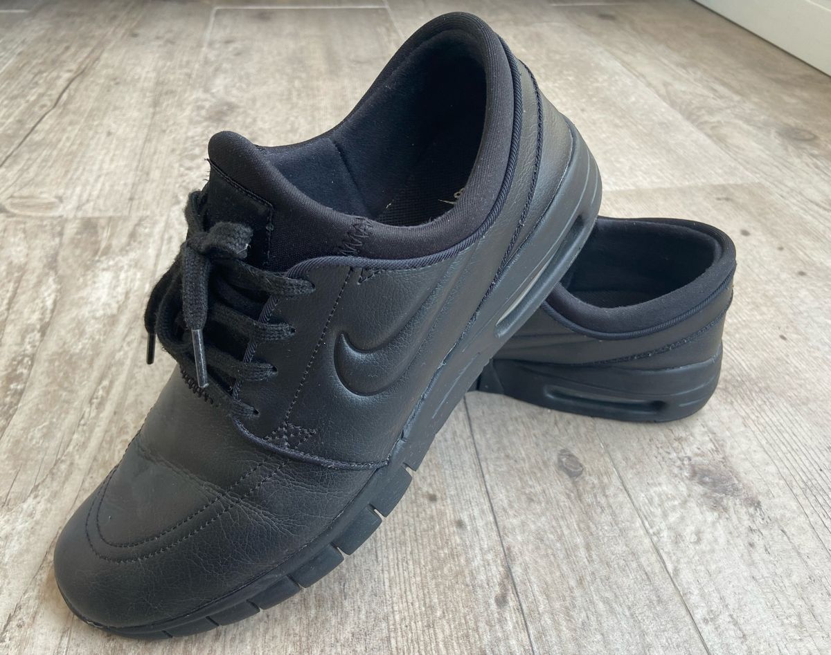 nike sb couro preto