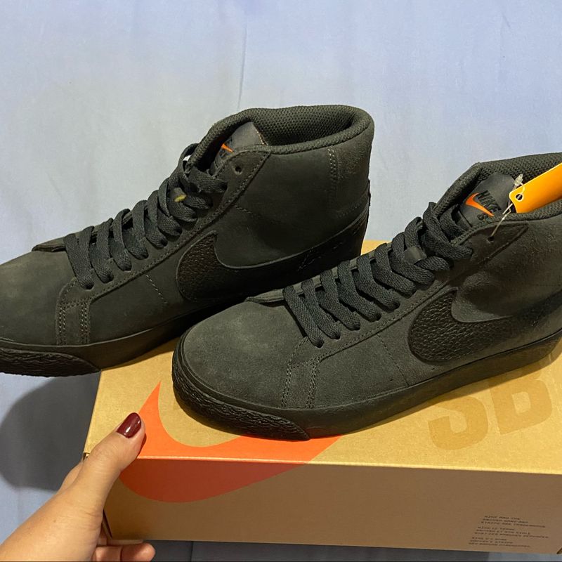 Nike sb orange 2024 label blazer mid