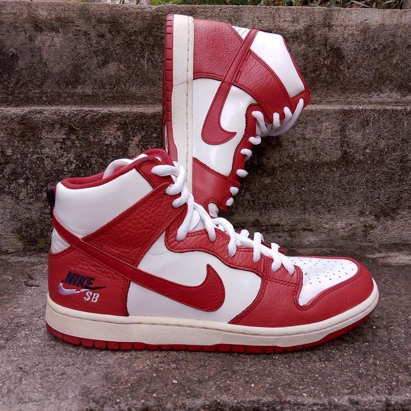 Nike sb zoom store dunk high pro red