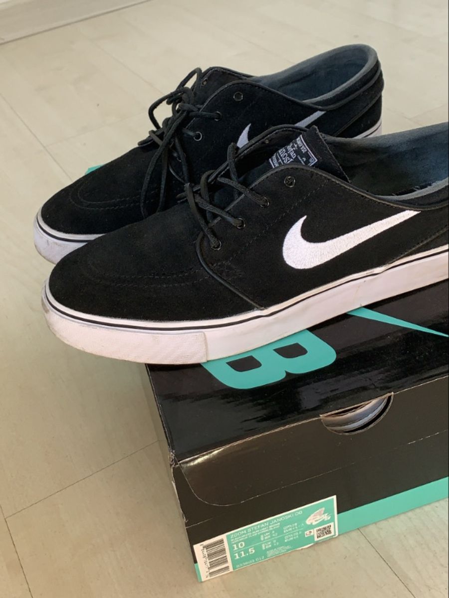 tenis stefan janoski preto e branco