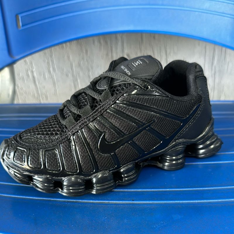 12s Molas Nike Shox Todo Preto Original Tenis Para Hombre Nike Shox NZ