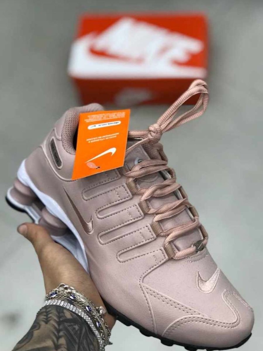 Nike shox feminino store nude