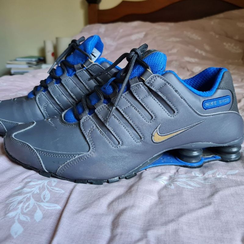 Nike sales shox cinza