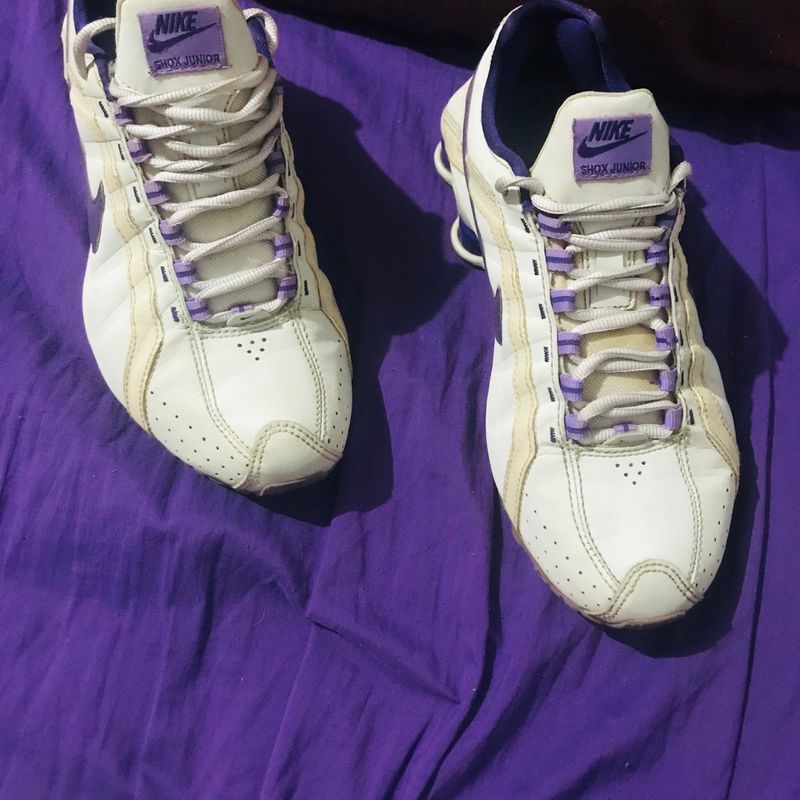 Nike shox best sale junior roxo