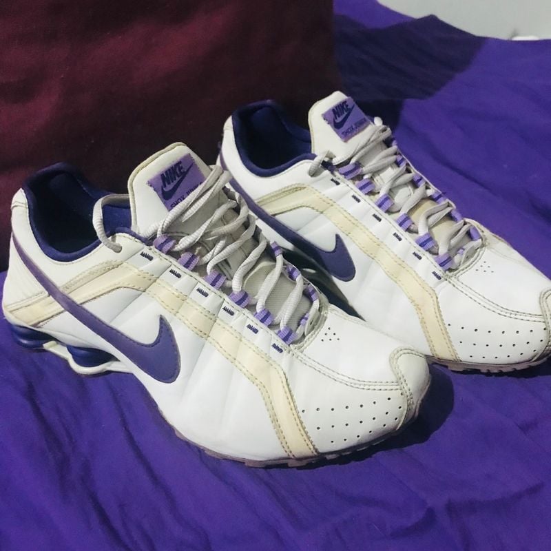 Nike shox 2024 junior roxo