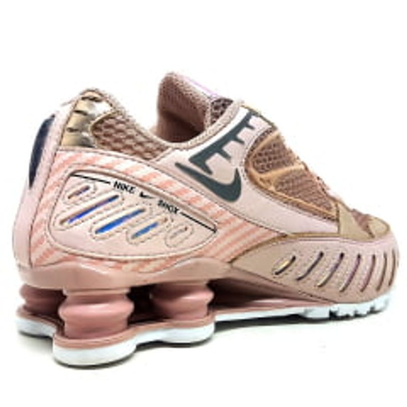 Nike shox best sale feminino nude