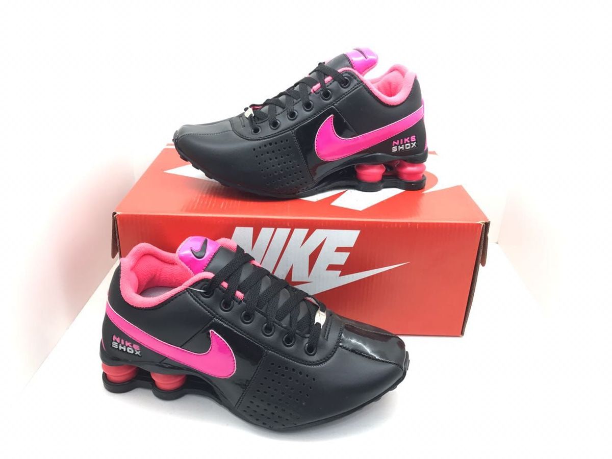 tênis nike shox rosa