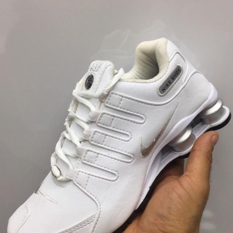 Nike shox nz branco hot sale feminino