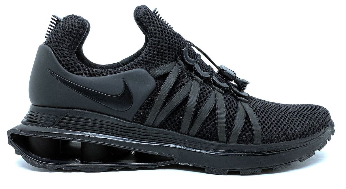 Nike shox shop gravity preto