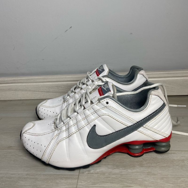 Tenis Nike Shox Junior Branco Original Nike Usado 109380823 enjoei