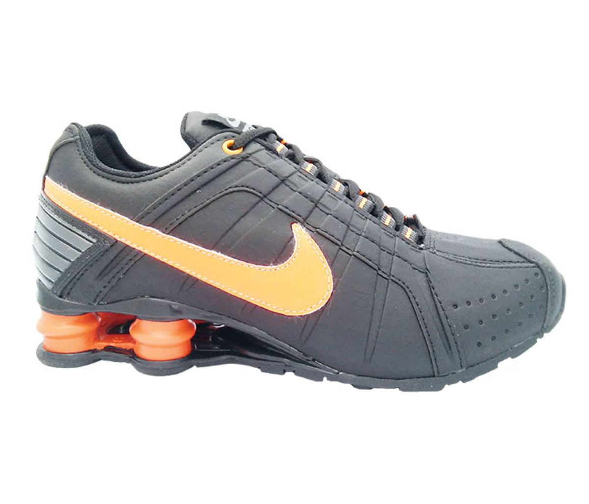 nike shox junior preto e branco