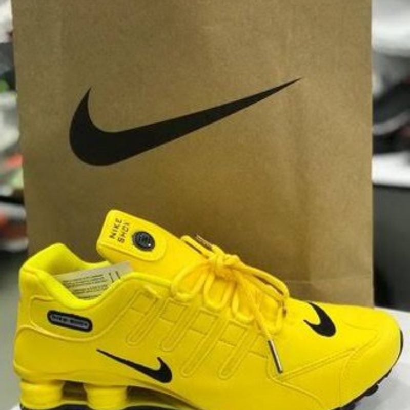 Nike cheap shox amarelo